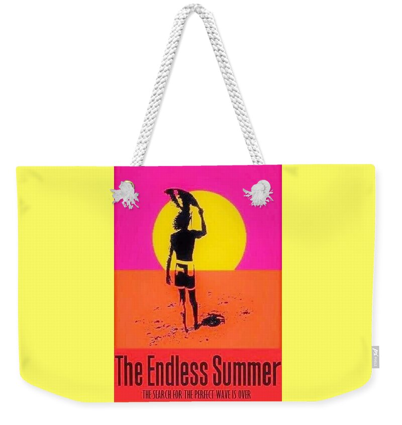 Donnie Weekender Tote Bag featuring the digital art His Last Summer by Laura M Corbin