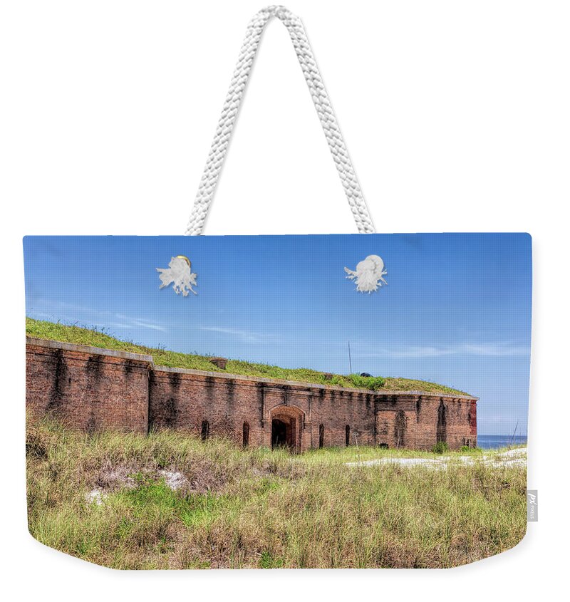 Fort Massachusetts Weekender Tote Bag featuring the photograph Historic Fort Massachusetts by Susan Rissi Tregoning