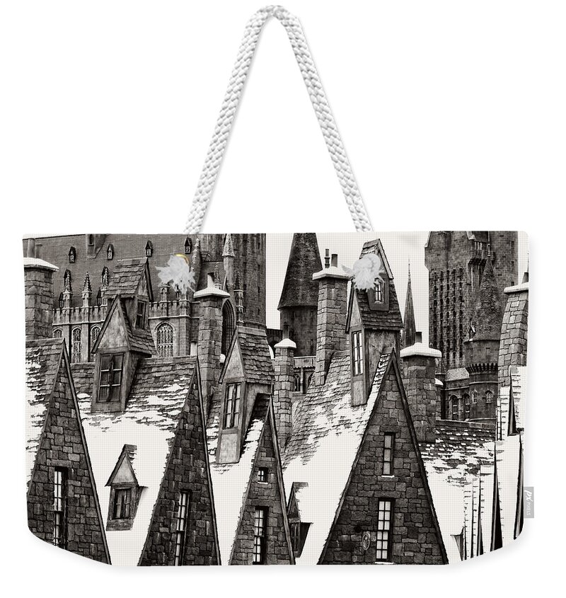 Hogsmeade Textures Weekender Tote Bag featuring the photograph Hogsmeade Textures by Dark Whimsy