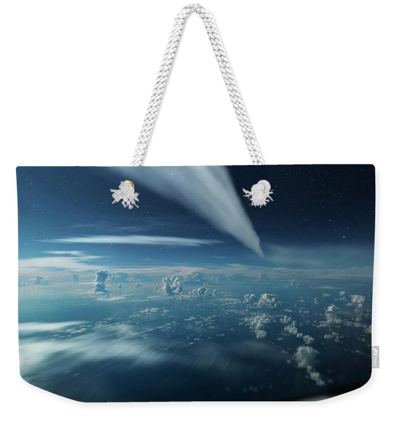 Aerial Weekender Tote Bag featuring the photograph Homebound by Ralf Rohner