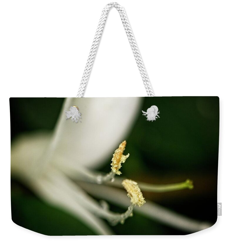 Nature Weekender Tote Bag featuring the photograph Honeysuckle by John Benedict