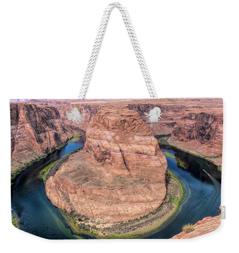Arizona Weekender Tote Bag featuring the photograph Horseshoe Bend - Arizona - No2 by Debra Martz