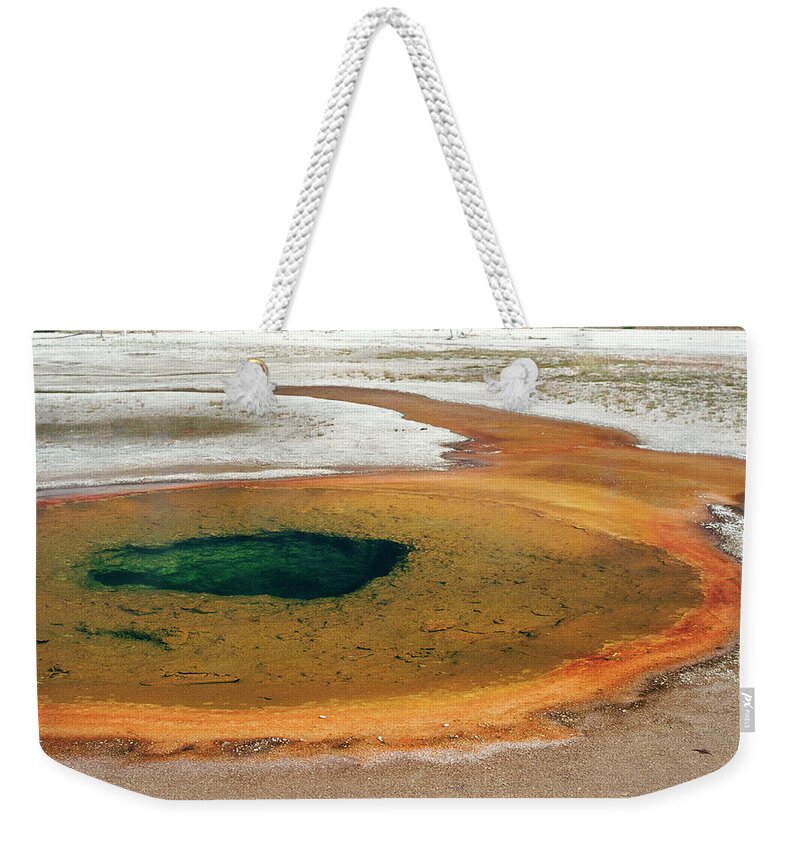 Grass Family Weekender Tote Bag featuring the photograph Hot Spring by Laura Ciapponi