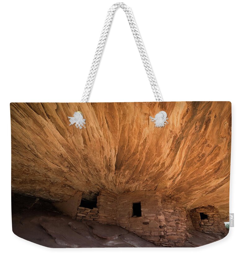 American Southwest Weekender Tote Bag featuring the photograph House on Fire by James Capo