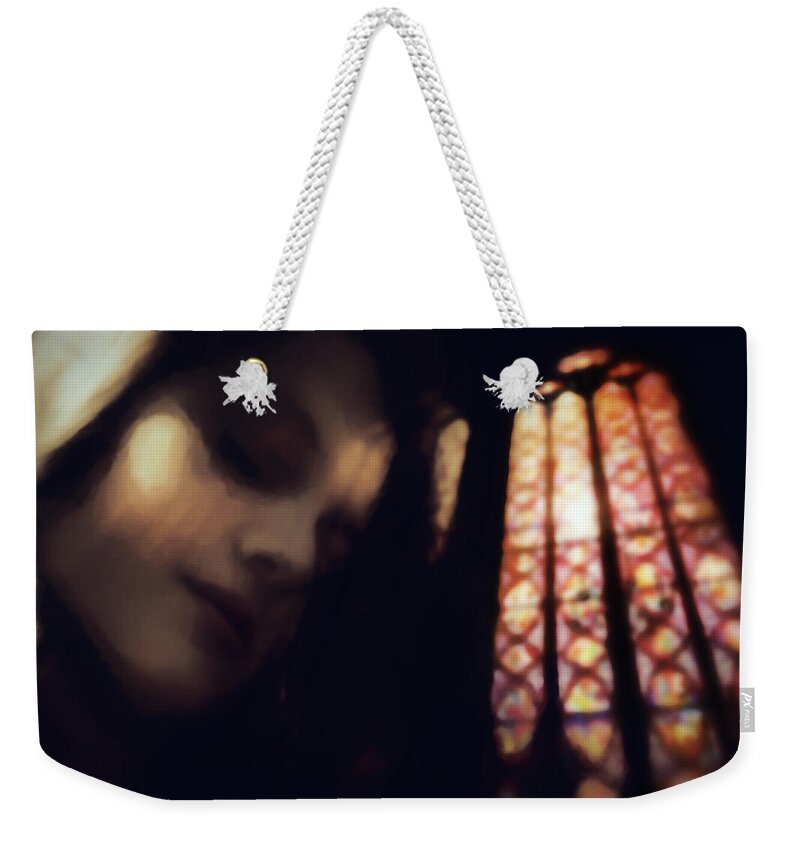  Weekender Tote Bag featuring the photograph I heard there was a secret chord by Cybele Moon