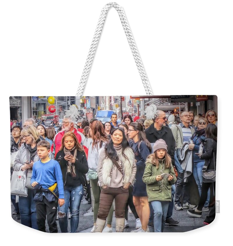  Weekender Tote Bag featuring the photograph I See You, Mr. Photographer by Jack Wilson