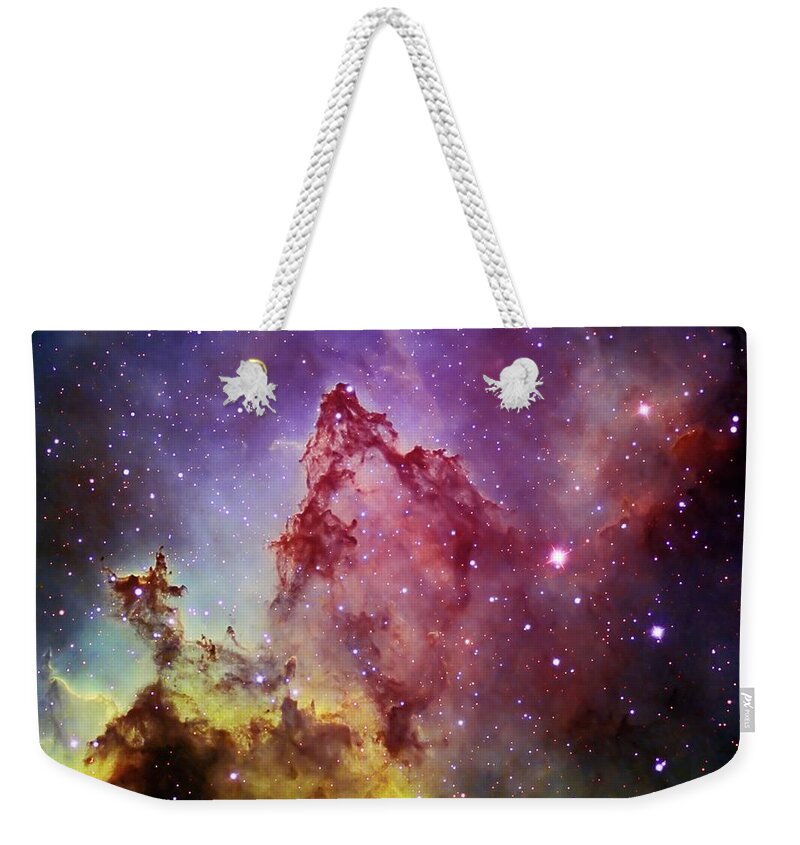 Outdoors Weekender Tote Bag featuring the photograph Ic1805 Everest Of Nebulae by Stocktrek Images