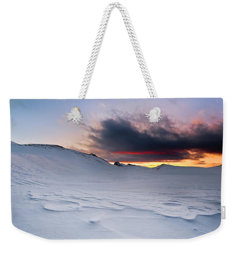 Alba Weekender Tote Bag featuring the photograph Ice Age by Scacciamosche