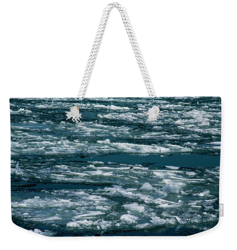 Ice Weekender Tote Bag featuring the photograph Ice cold by Stuart Manning
