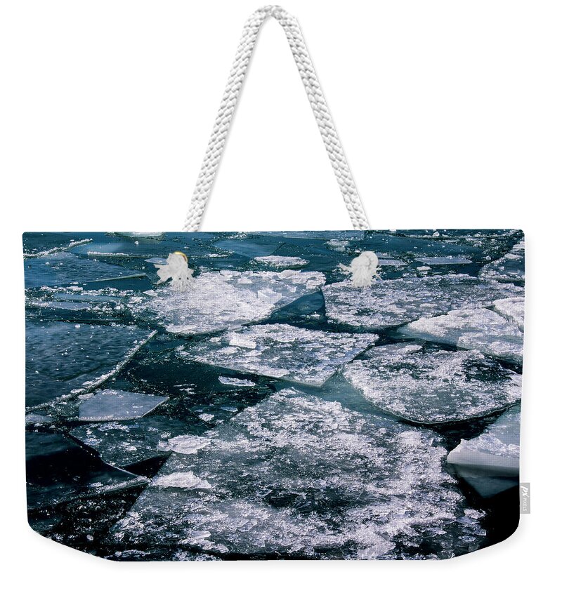 Ice Weekender Tote Bag featuring the photograph Ice by Stuart Manning