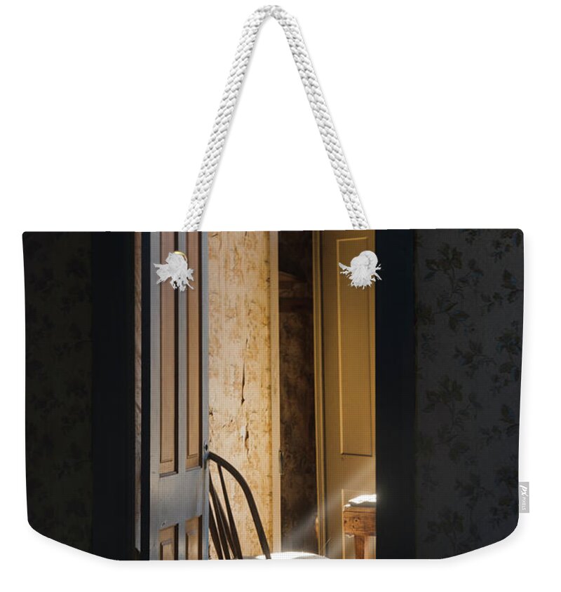 Architecture Weekender Tote Bag featuring the photograph Illuminating The Past by Sandra Bronstein
