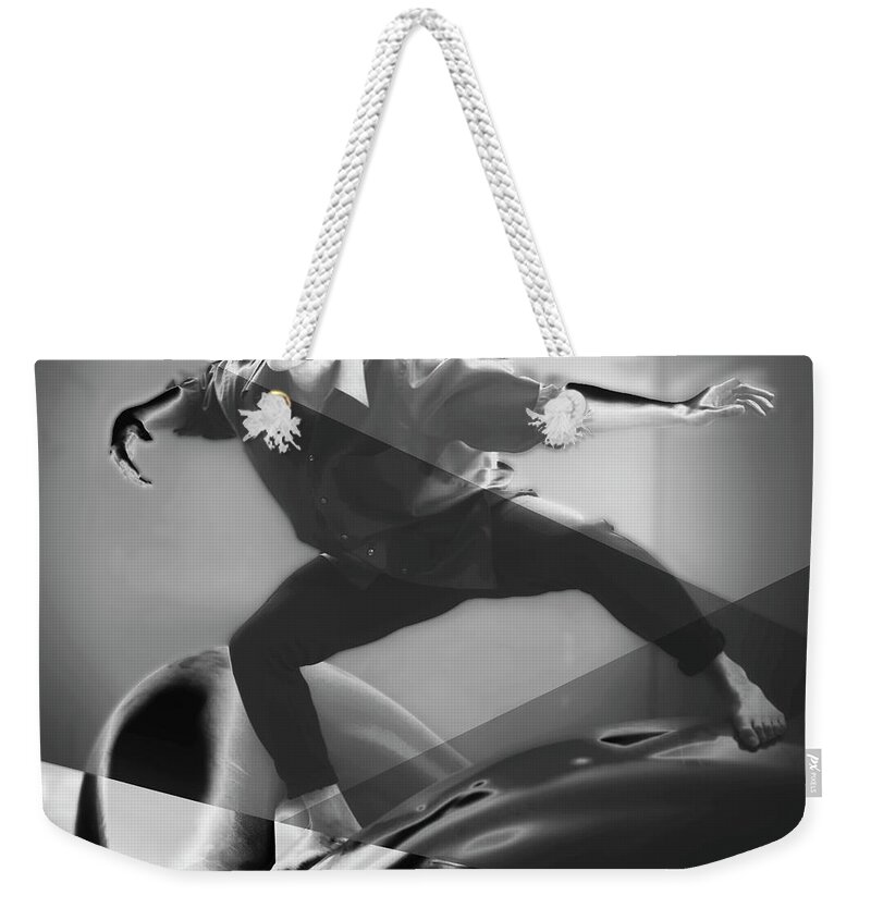 Dance Weekender Tote Bag featuring the photograph In the Flow by Jessica Levant