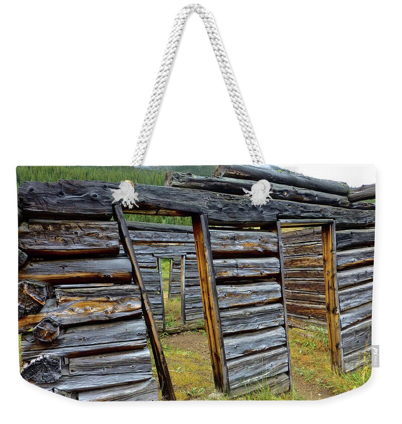 Colorado  Weekender Tote Bag featuring the photograph Independence Ghost Town by Amelia Racca