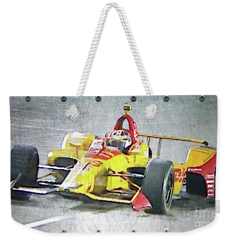 Indy Car Weekender Tote Bag featuring the photograph Indy Car Texas Style by Billy Knight