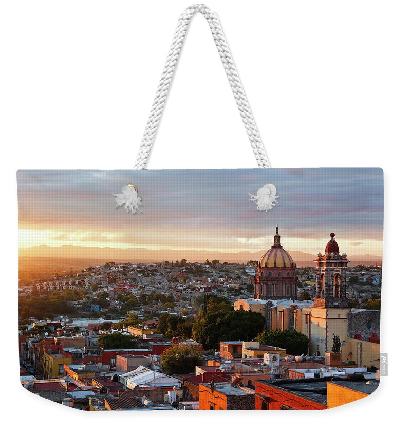 Outdoors Weekender Tote Bag featuring the photograph Inmaculada Concepcion Church by Luis Davilla