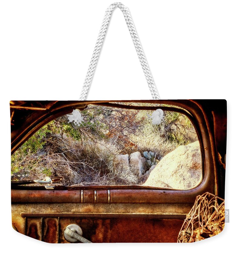 Abandoned Weekender Tote Bag featuring the photograph Inside Out by Sandra Selle Rodriguez