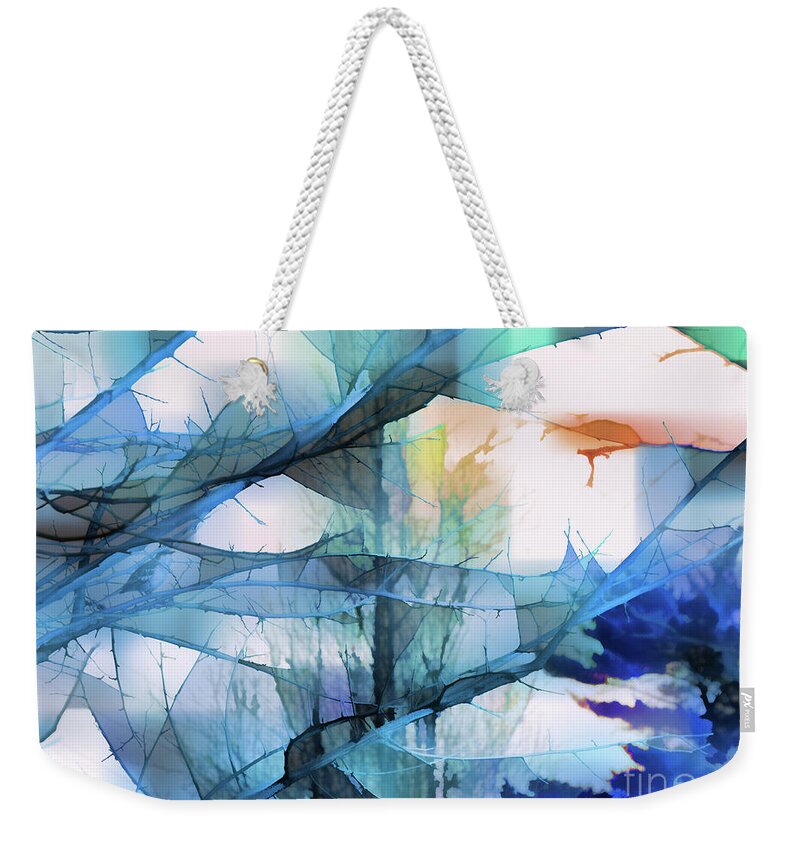 Abstract Weekender Tote Bag featuring the photograph Into The Mystic by Robyn King