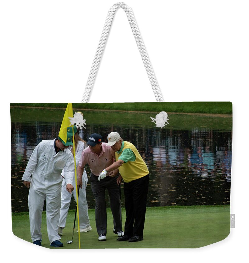 Gt Weekender Tote Bag featuring the photograph It's In The Hole by Patrick Nowotny