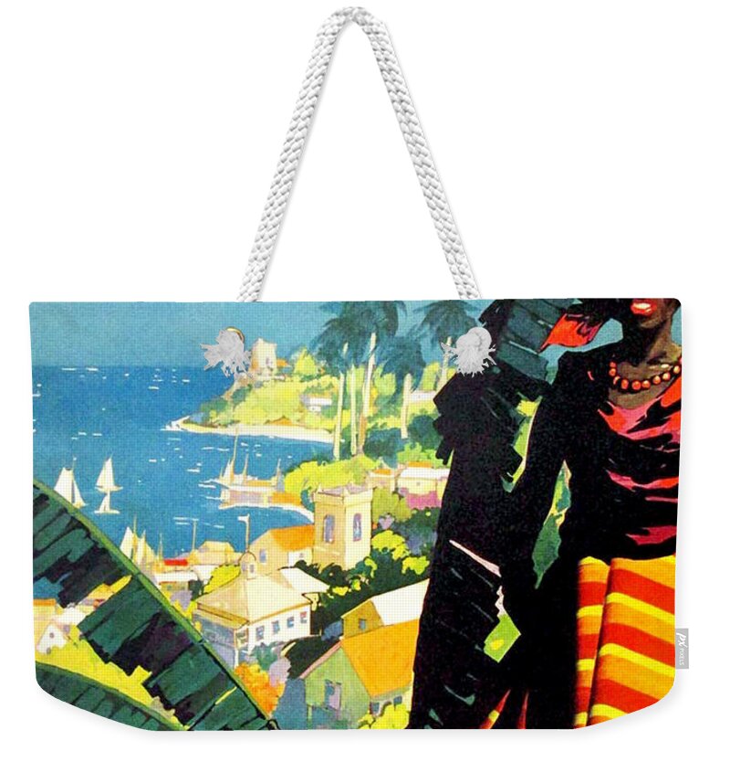 Jamaica Weekender Tote Bag featuring the digital art Jamiaica by Long Shot