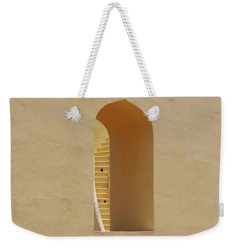 Tranquility Weekender Tote Bag featuring the photograph Jantar Mantar by David R. Patrick