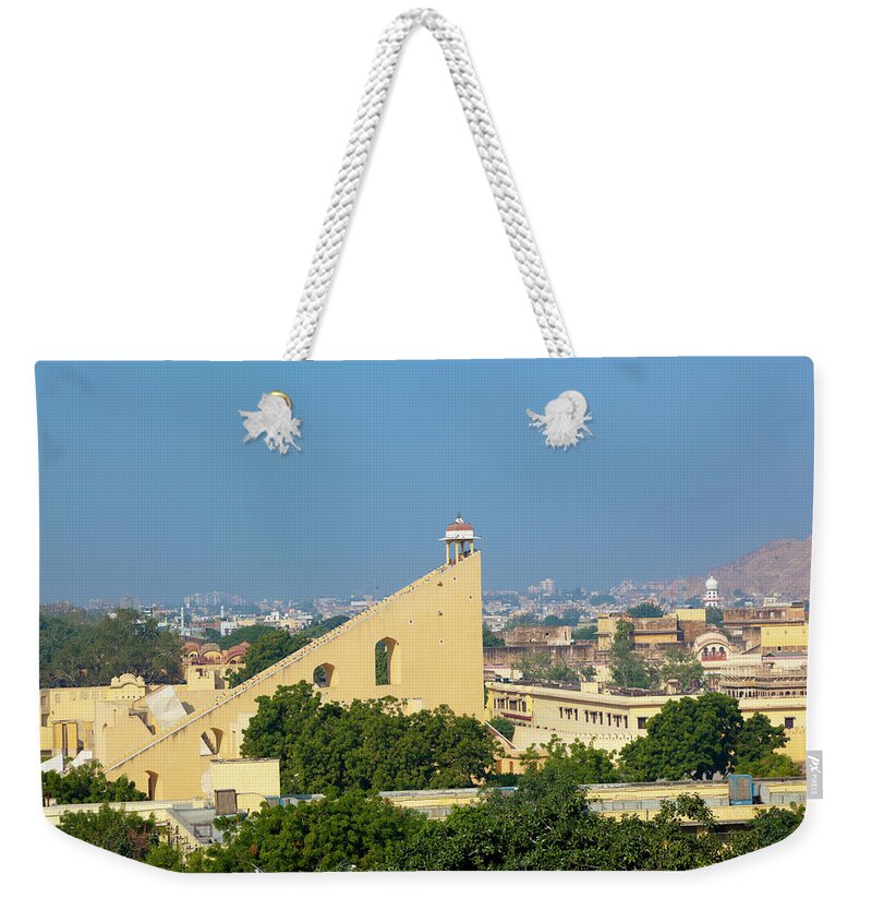 Jantar Mantar Weekender Tote Bag featuring the photograph Jantar Mantar Observatory, Jaipur, India by Inti St. Clair