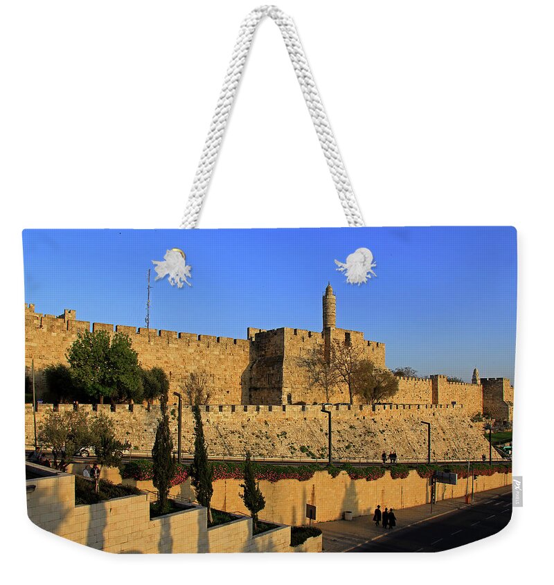 Jerusalem Weekender Tote Bag featuring the photograph Jerusalem, Israel - Old City, Jaffa Gate by Richard Krebs