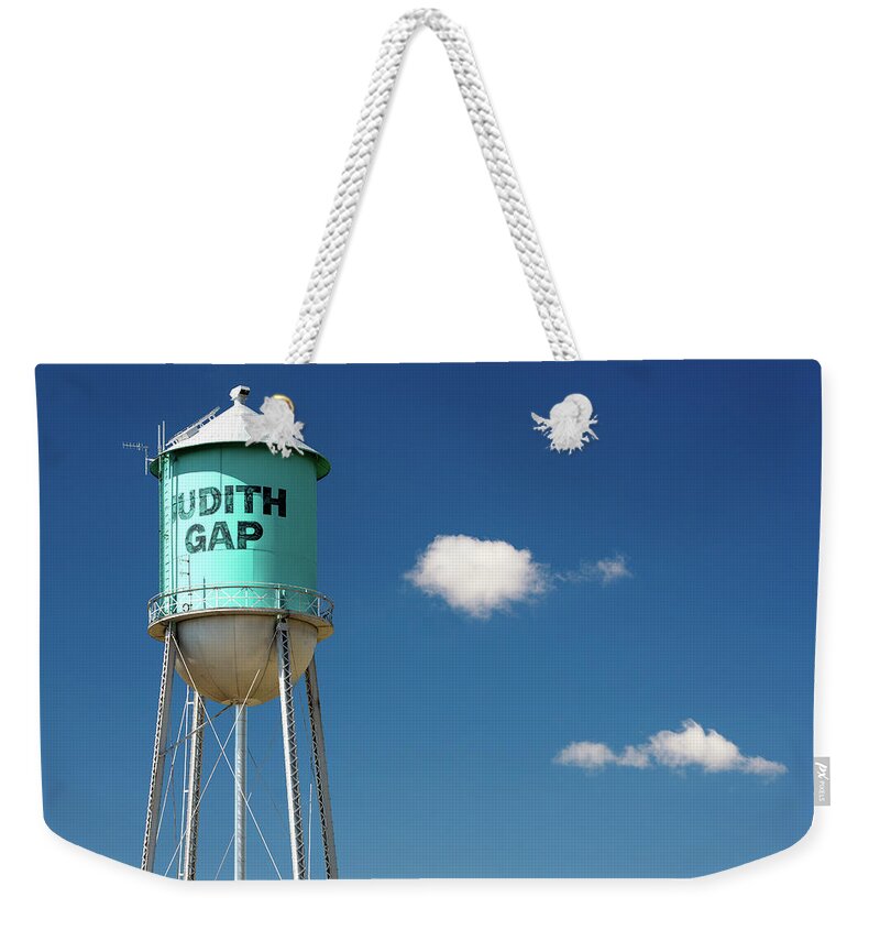 Water Tower Weekender Tote Bag featuring the photograph Judith Gap Water Tower by Todd Klassy