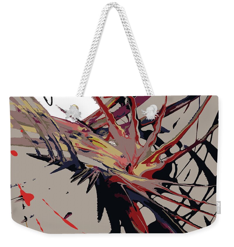 Weekender Tote Bag featuring the digital art Just Do It by Jimmy Williams