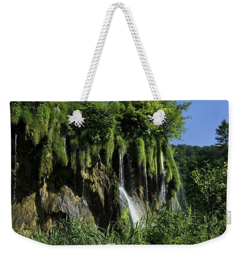 Travel Weekender Tote Bag featuring the photograph Just Drop By Drop by Lucinda Walter