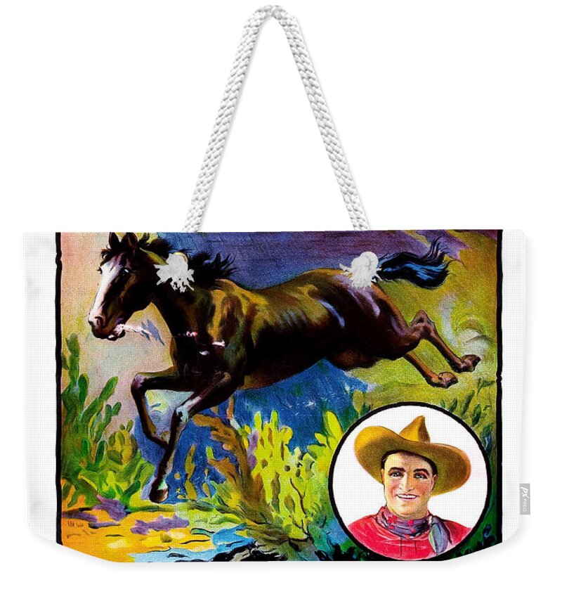 Tom Mix Weekender Tote Bag featuring the photograph Just Tony by Fox Film Corp
