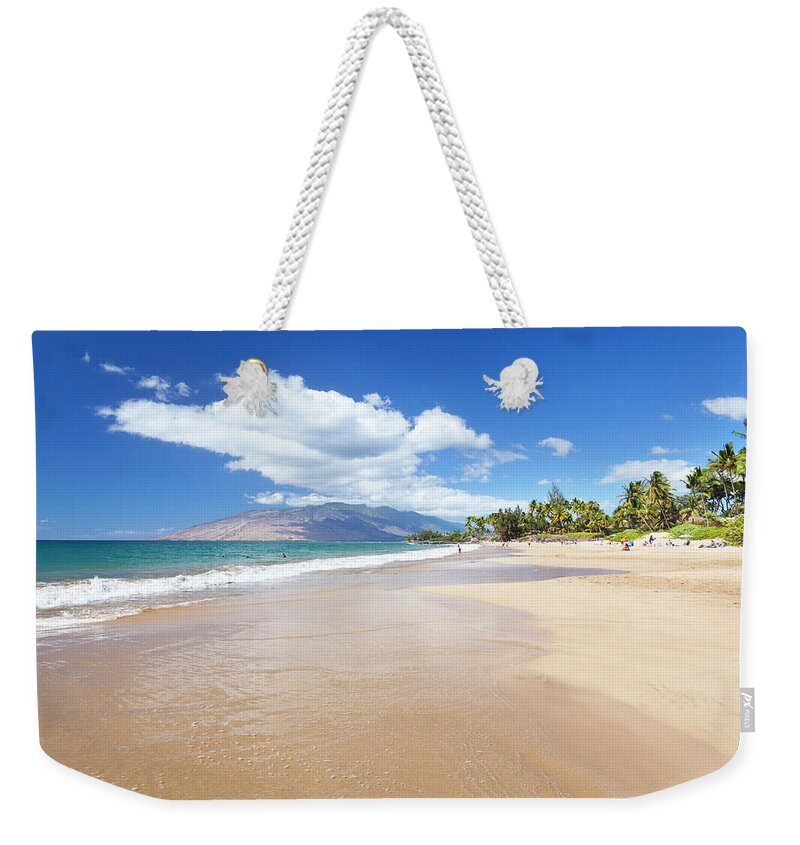 Scenics Weekender Tote Bag featuring the photograph Kamaole Beach, Maui by Michaelutech