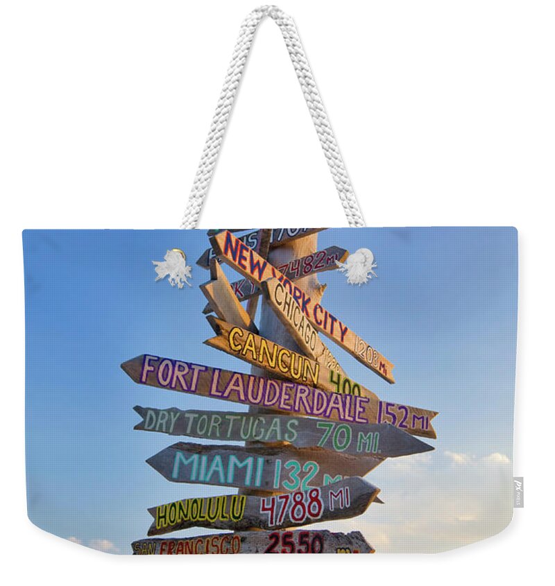 Southern Usa Weekender Tote Bag featuring the photograph Key West by Cristianl