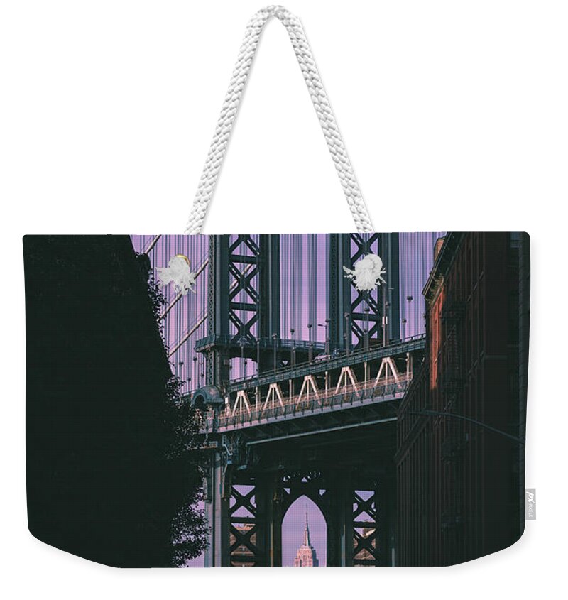 Manhattan Weekender Tote Bag featuring the photograph Keyhole by Peter Hull