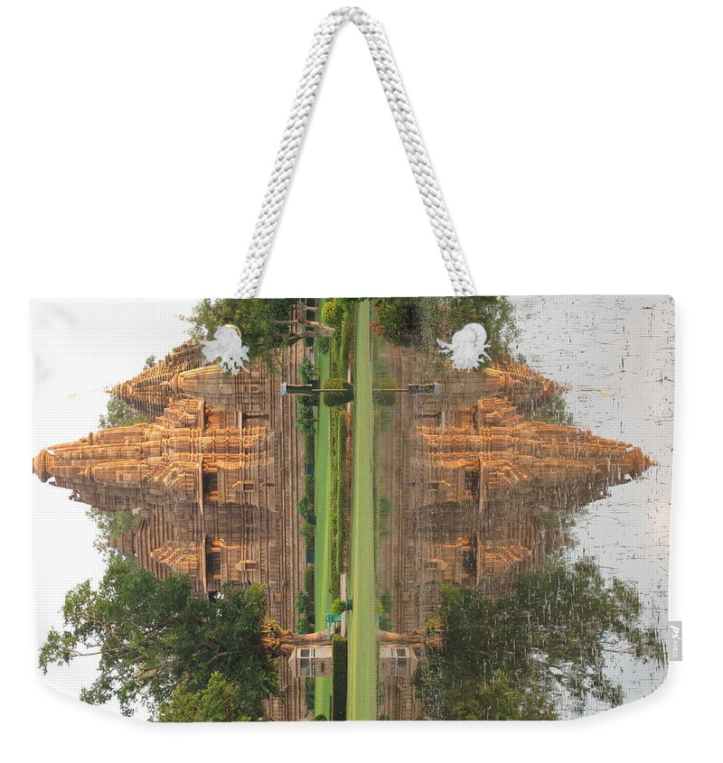 Steps Weekender Tote Bag featuring the photograph Khajuraho Temple by Chris Ilsley