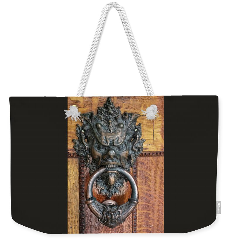 Photograph Weekender Tote Bag featuring the photograph Knock Knock by Suzanne Gaff