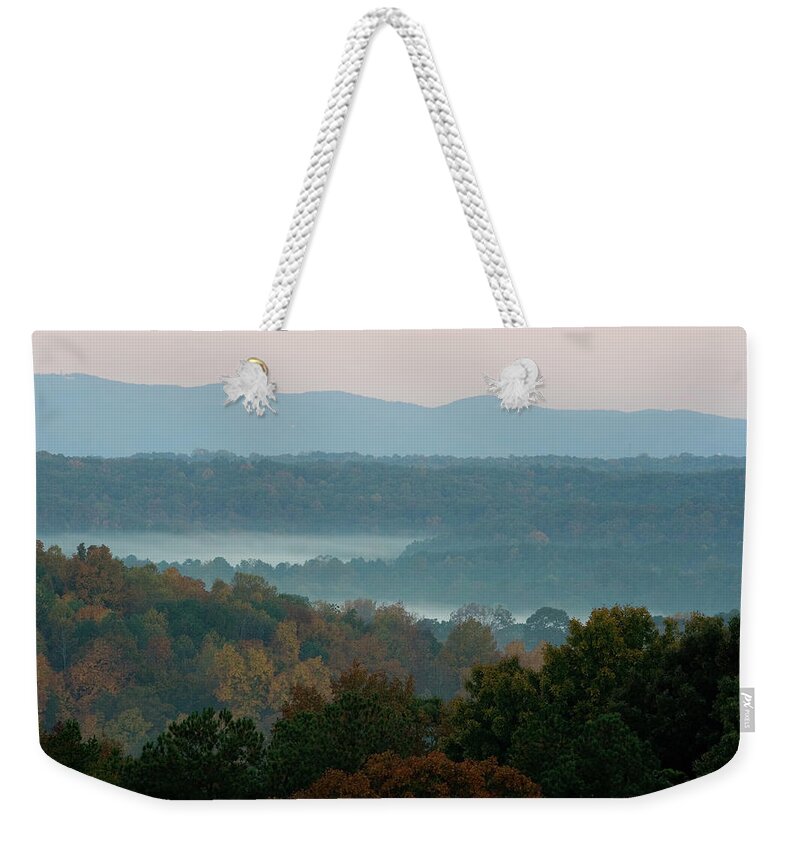 Atlanta Weekender Tote Bag featuring the photograph Lake Lanier In Autumn by Sebatl