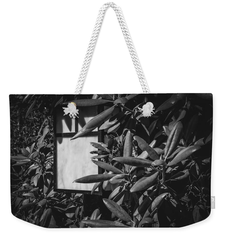 Lamp Weekender Tote Bag featuring the photograph Lamp in Mukilteo by Anamar Pictures
