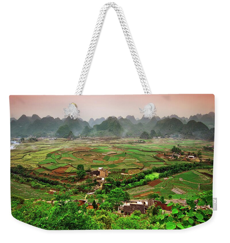 Chinese Culture Weekender Tote Bag featuring the photograph Land Mark by Simonlong