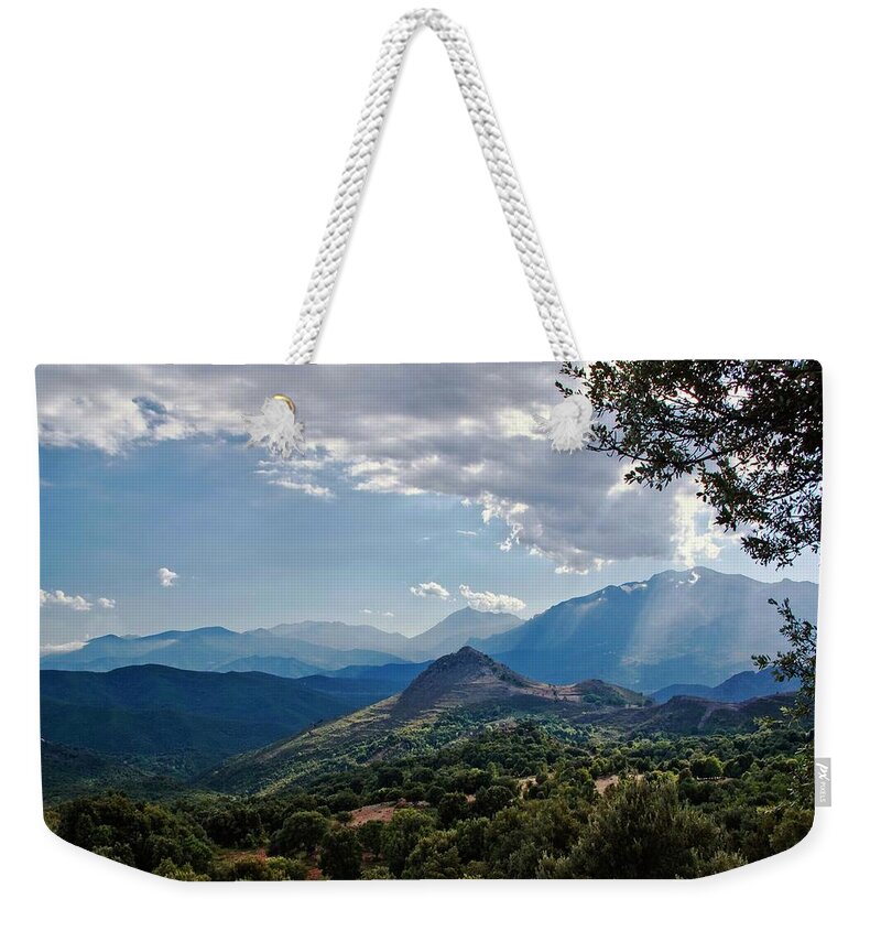 Scenics Weekender Tote Bag featuring the photograph Landscape Around Bustanicu by Fcremona