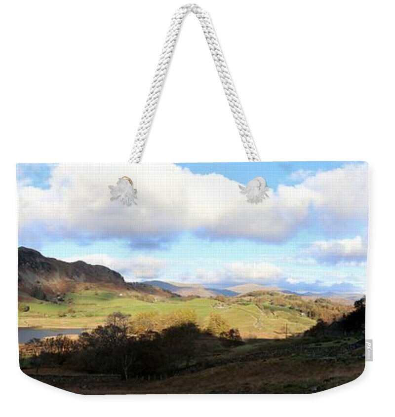 Cumbria Weekender Tote Bag featuring the photograph Landscape Little Langdale Tarn by Lukasz Ryszka