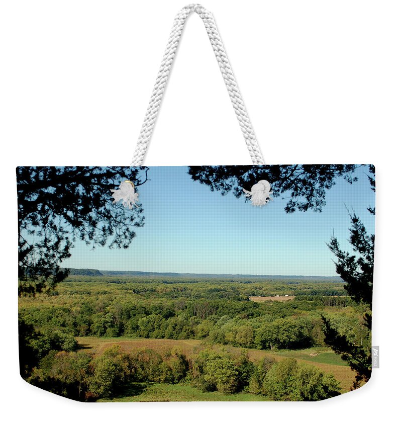 Iowa Weekender Tote Bag featuring the photograph Landscape of Iowa by Sandra J's