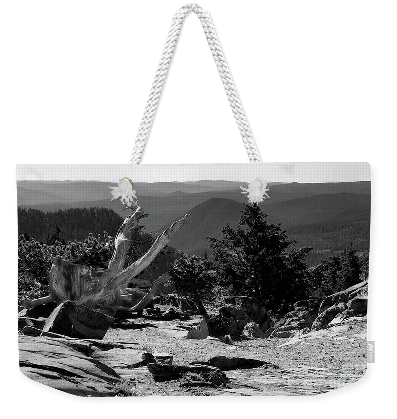 Park Weekender Tote Bag featuring the photograph Lassen Volcanic Park - View Near Bumpass Hell by Mellissa Ray