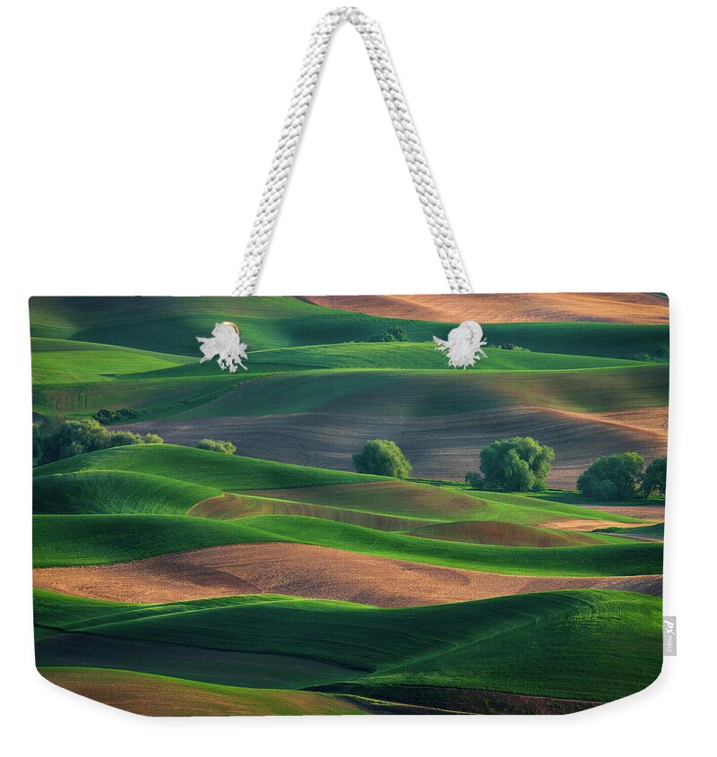 Palouse Weekender Tote Bag featuring the photograph Late Afternoon in the Palouse by Kristen Wilkinson
