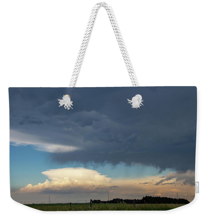 Nebraskasc Weekender Tote Bag featuring the photograph Late June Chase Day 009 by Dale Kaminski