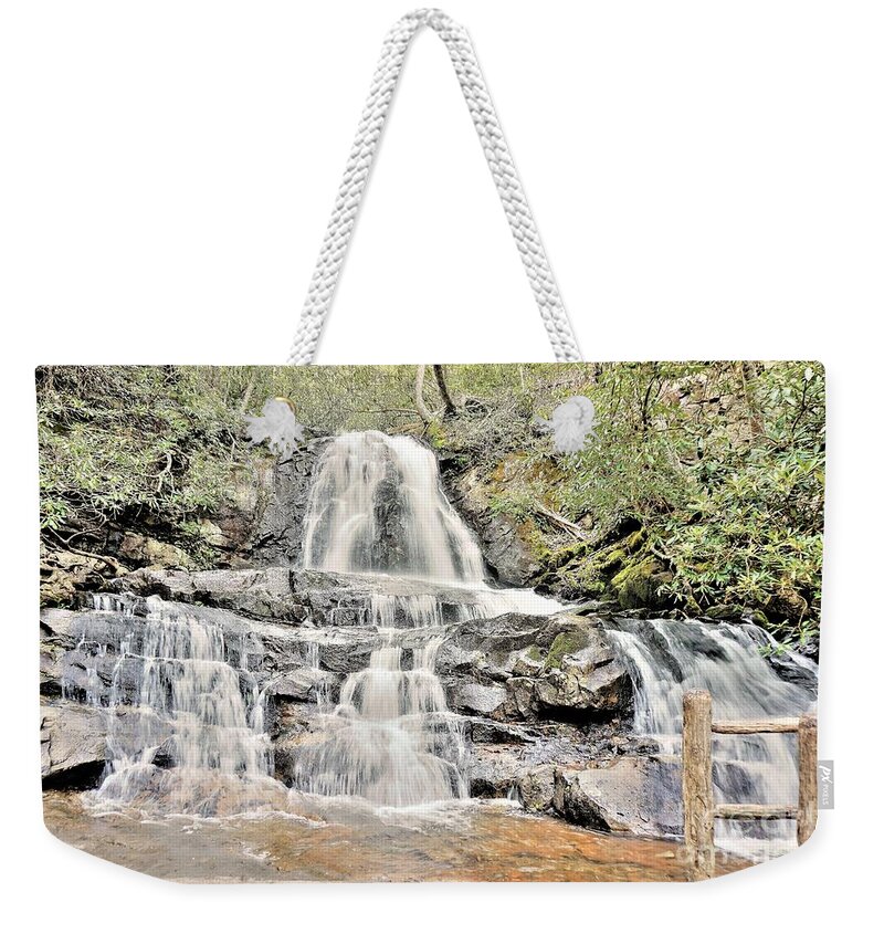 Waterfalls Weekender Tote Bag featuring the photograph Laurel Falls by Merle Grenz