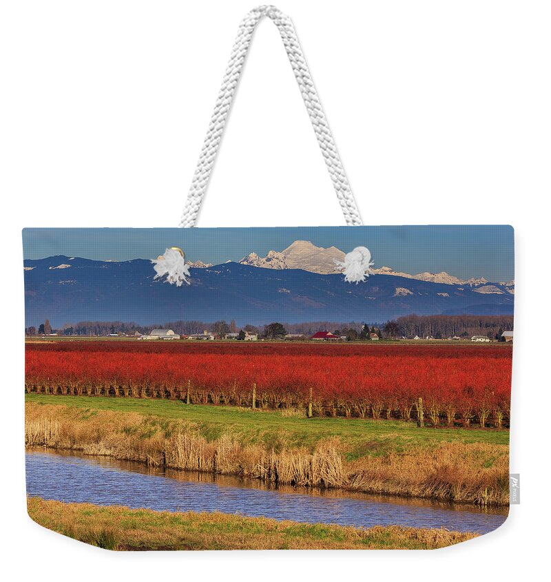 Landscape Weekender Tote Bag featuring the photograph Layer Cake by Briand Sanderson
