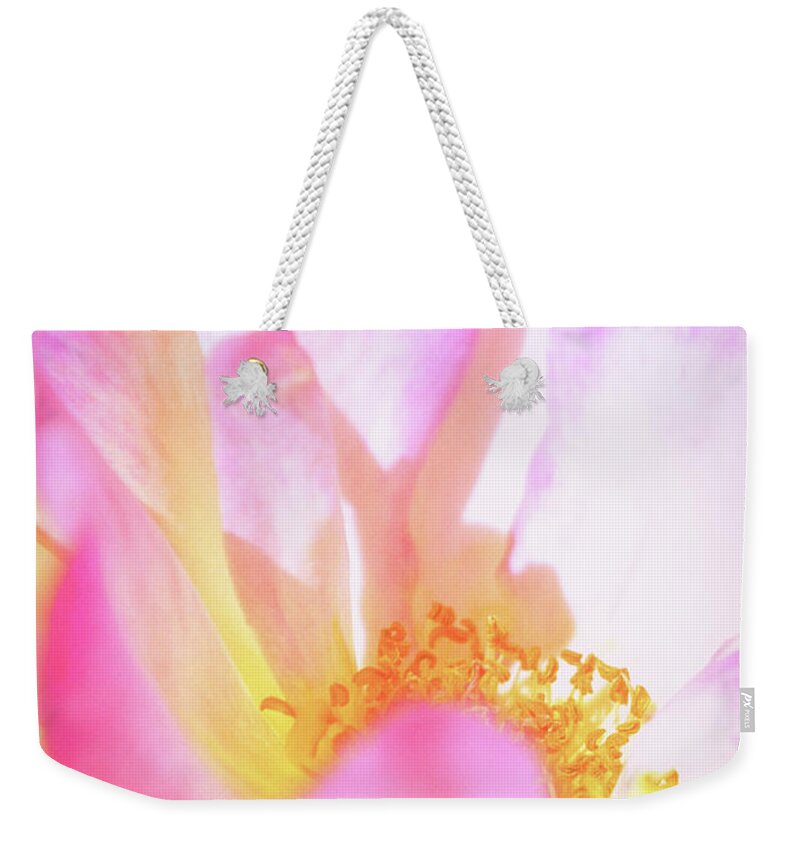 Garden Weekender Tote Bag featuring the photograph Layers of Happiness by Becqi Sherman