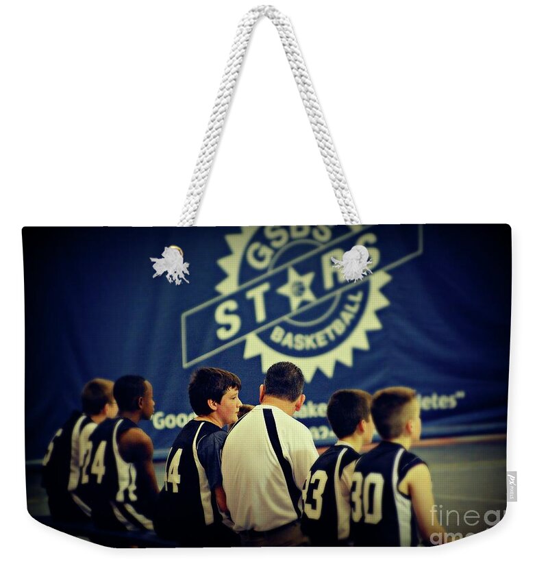Sports Weekender Tote Bag featuring the photograph Learning the Game by Frank J Casella