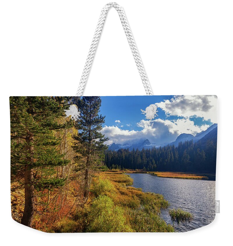 Fall Colors Weekender Tote Bag featuring the photograph Legends of the Fall by Tassanee Angiolillo