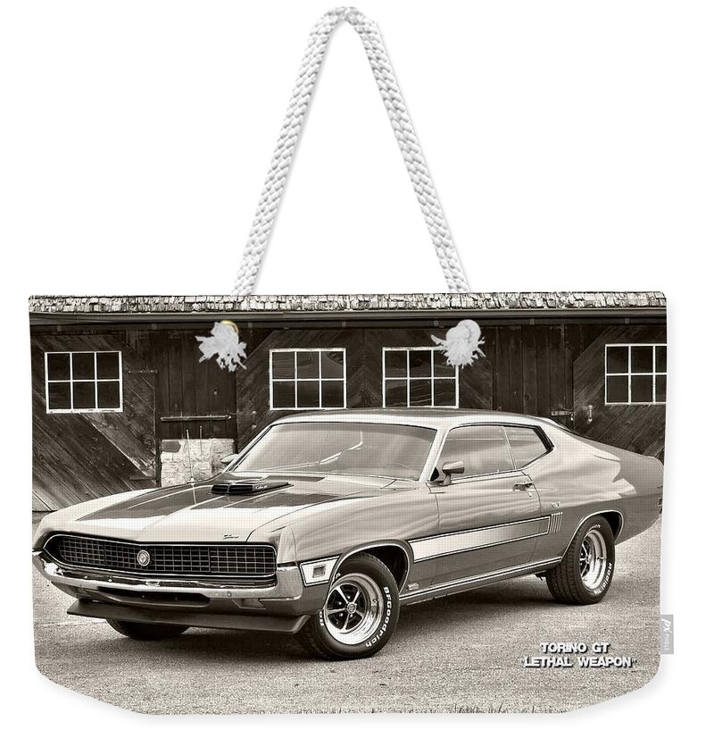 Torino Weekender Tote Bag featuring the photograph Lethal Weapon by Kurt Keller